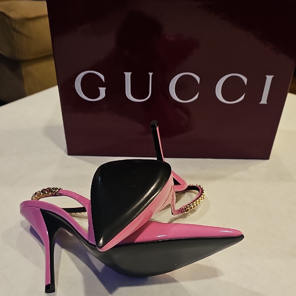 Gucci Vibrant Pink Heels - Picture 4 of 4